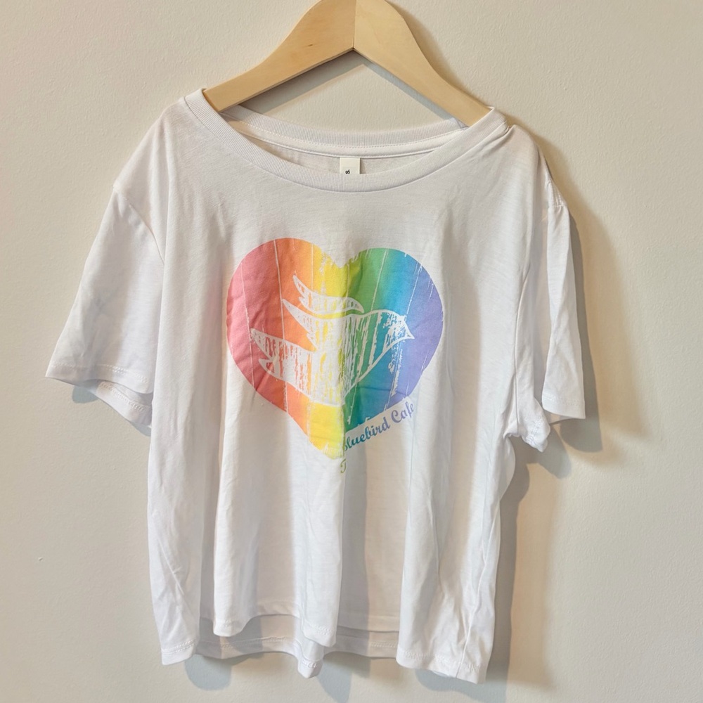 Bella Canvas Nashville’s The Bluebird Cafe Rainbow Tee Size M